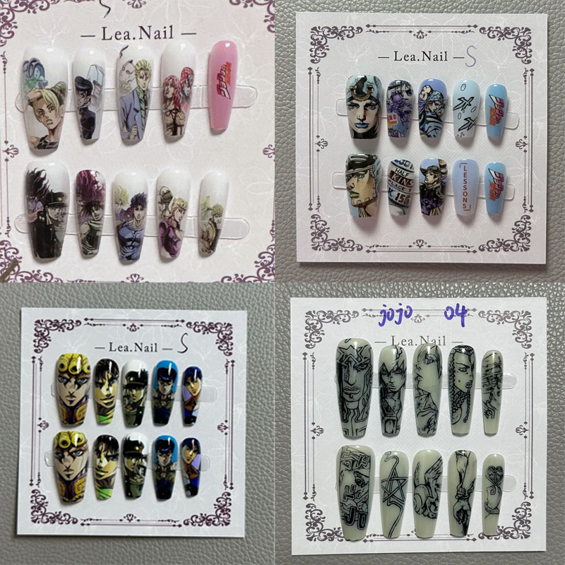 Nail Art - JOJO Nail Art étudiant Anime dessin
