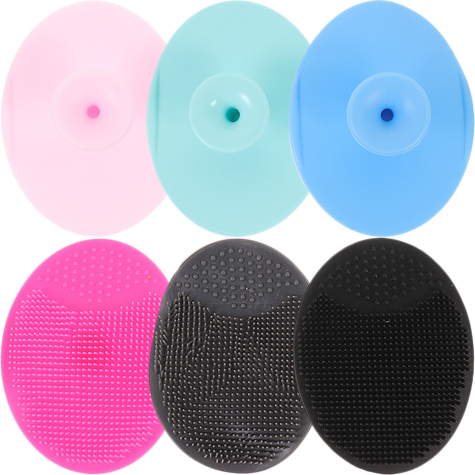 Silicone Face Scrubber Electric - 6 pièces, brosse nettoyante pour le