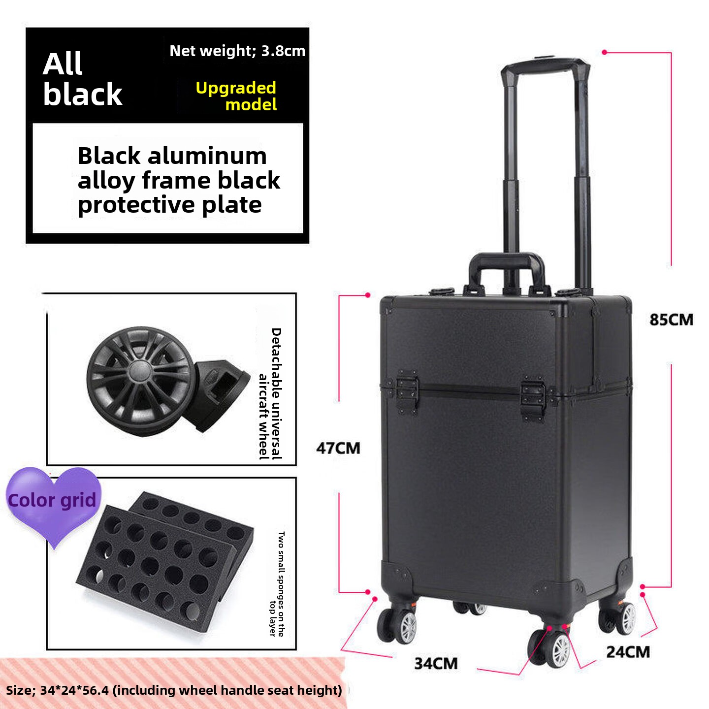 Valise à roulettes pour maquil - Makeup avis et prix