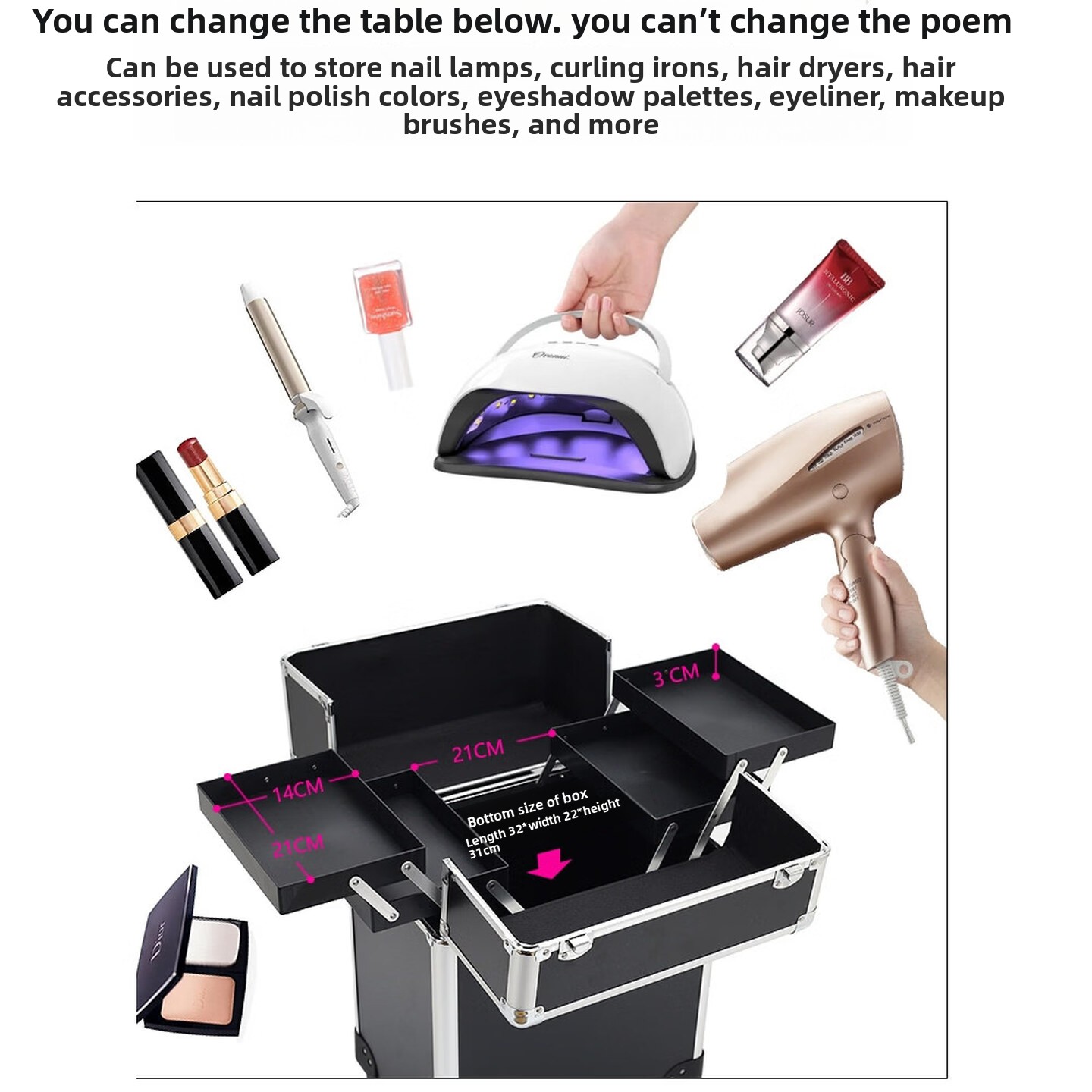 Valise à roulettes pour maquil - Makeup avis et prix