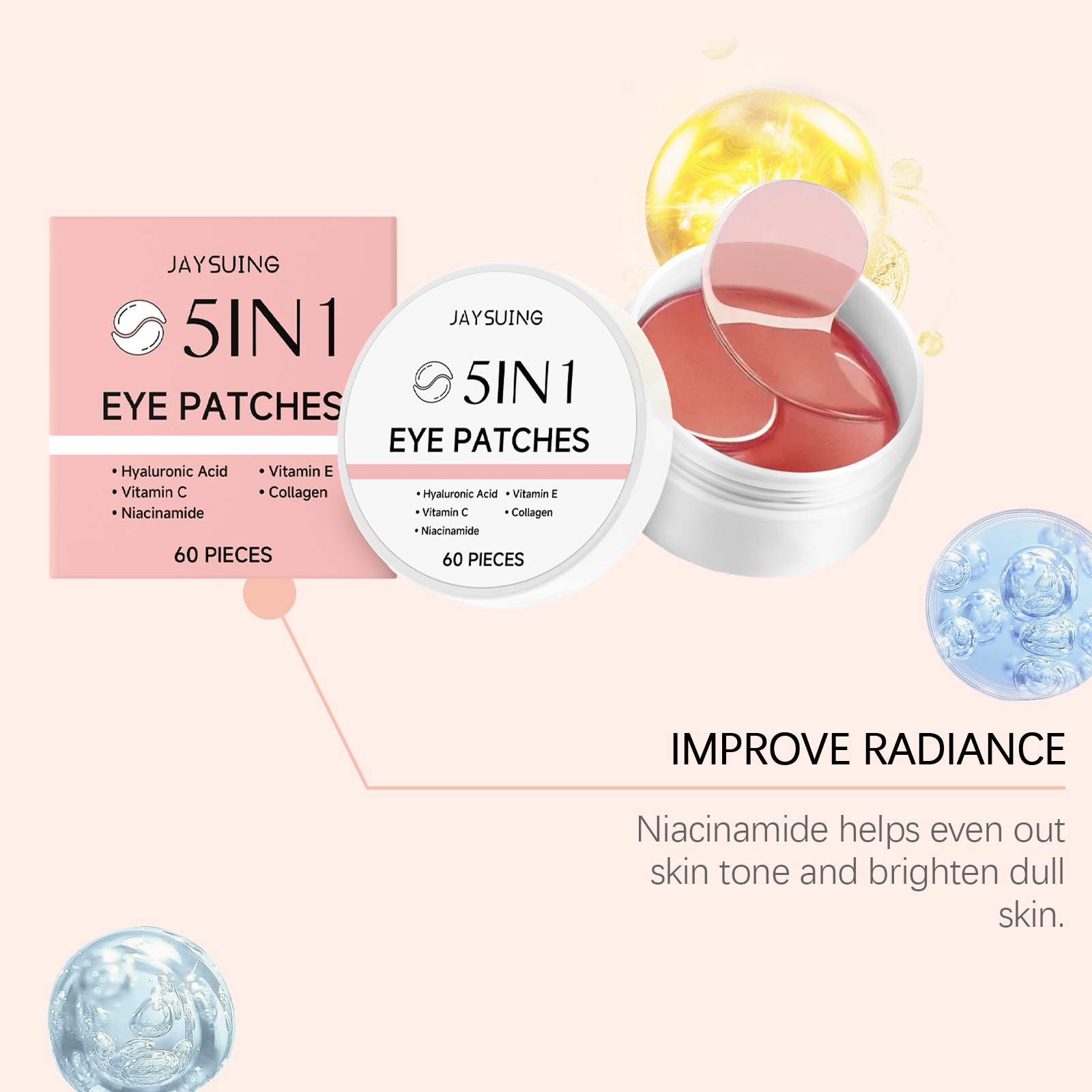 JAYSUING Patchs pour les yeux  - Hyaluronic Acid Facial Serum avis et prix