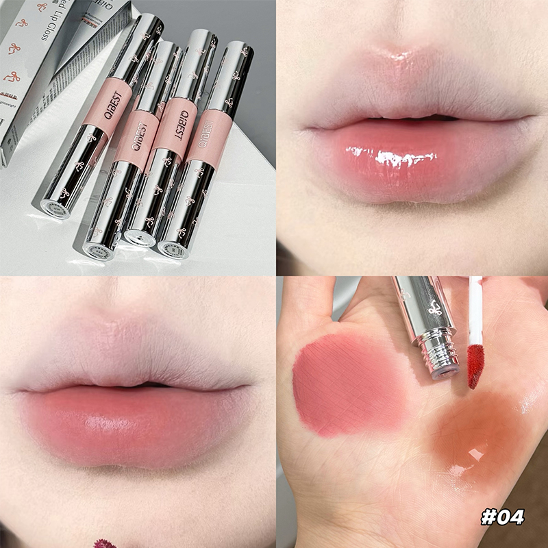 QIBEST Double tête brillant à  - Matte Velvet Lip Tint Long Lasting avis et prix