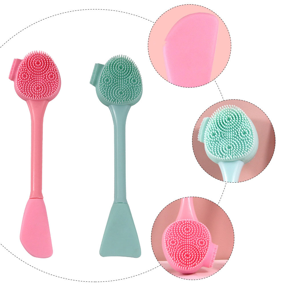 2 brosses nettoyantes pour le  - Silicone Face Scrubber Electric avis et prix