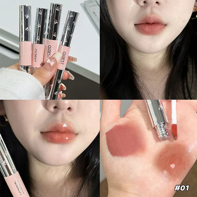 QIBEST Double tête mat velours - Matte Velvet Lip Tint Long Lasting avis et prix