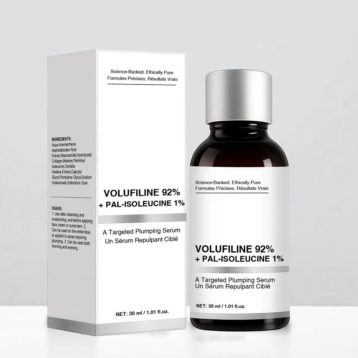 1/2PCS Sérum Volufiline, Voluf - Hyaluronic Acid Facial Serum avis et prix